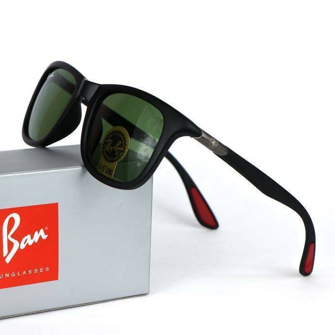 Black And Green Stylish Summer Original Outdoor Sunglasses For Men